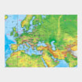 Colorful political map of Europe and surrounding areas with country names in Japanese.